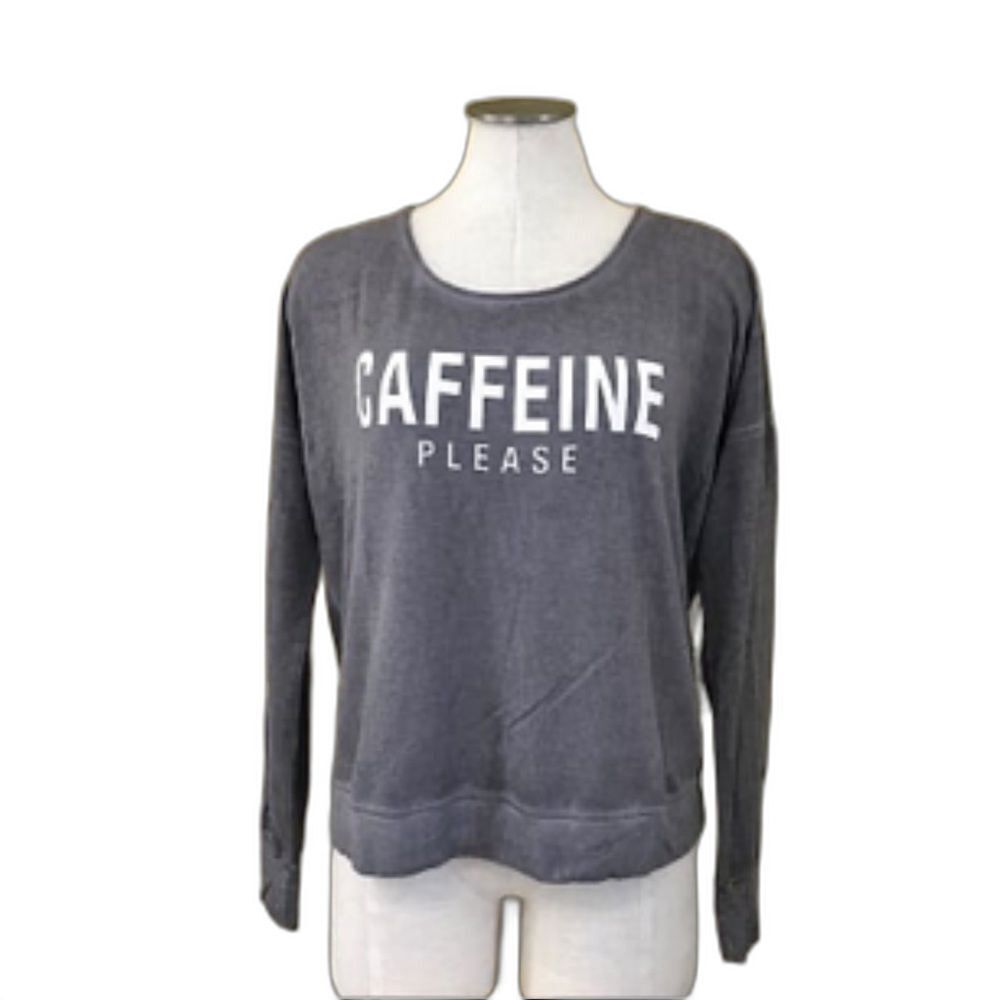 Sundown River Sky Soft Caffeine Plz Sweatshirt S NWT